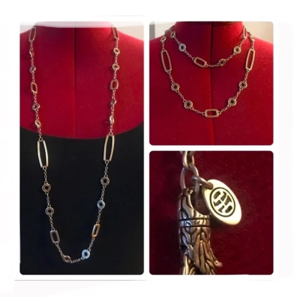 John Hardy Authentic Sterling Silver 36” Long Chain